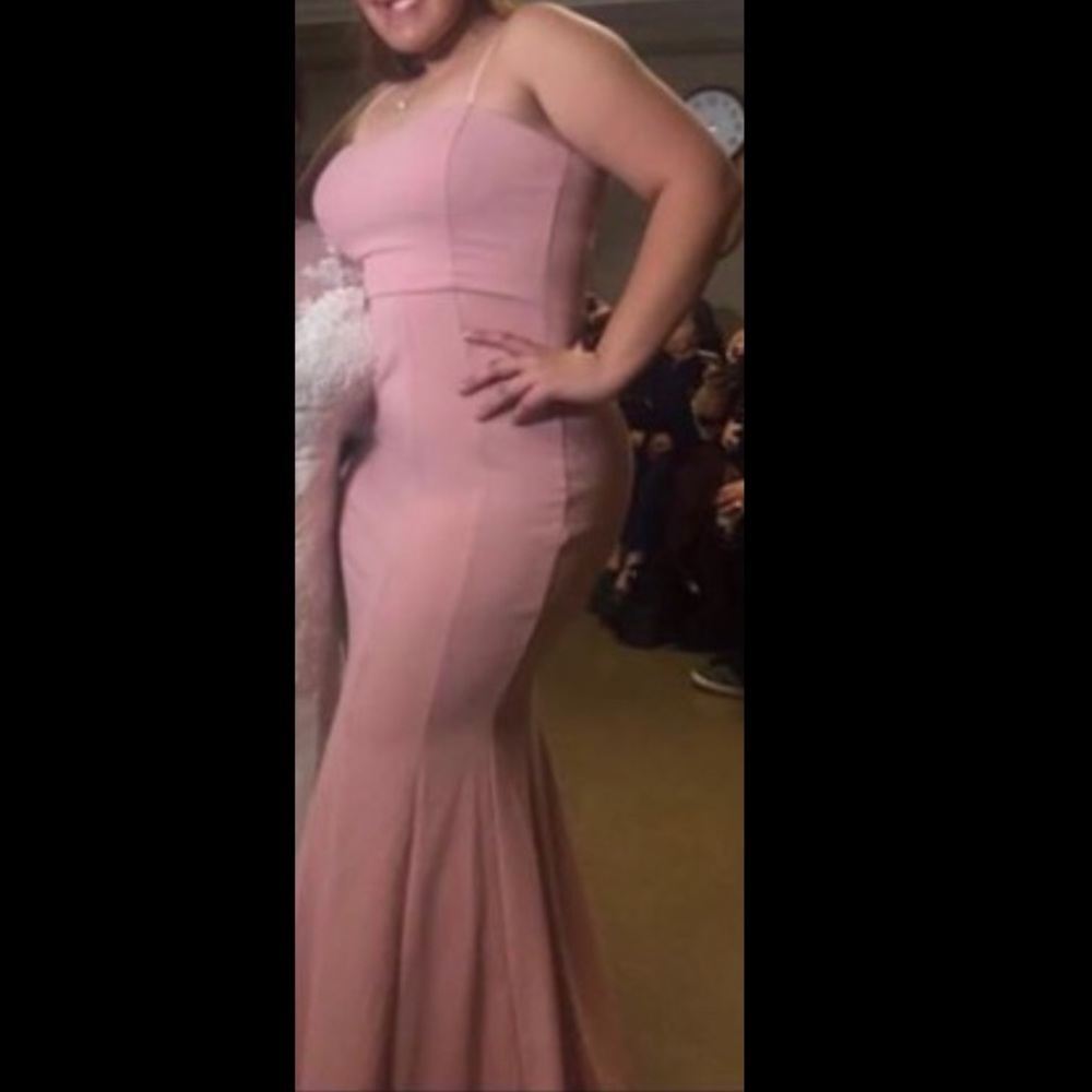 Pink formal dress